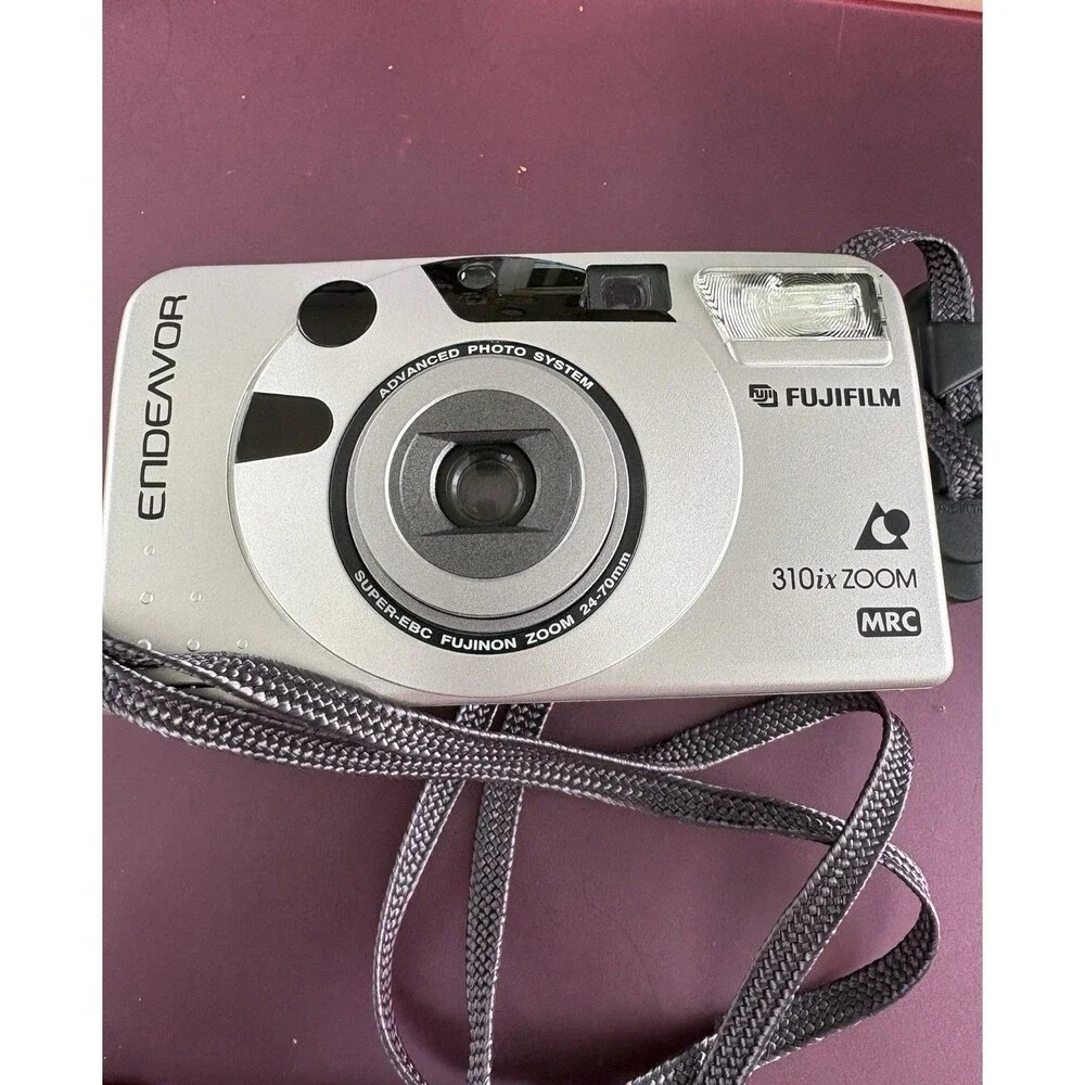 Fuji Fujifilm Endeavor 310ix Zoom MRC 35mm Film Camera w/strap - TESTED!